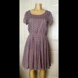 🌵 Antonio Milani Tulip Sleeve Midi Dress